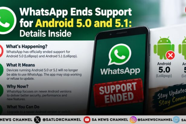 WhatsApp Ends Support for Android 5.0 and 5.1: Check If Your Phone Is Affected