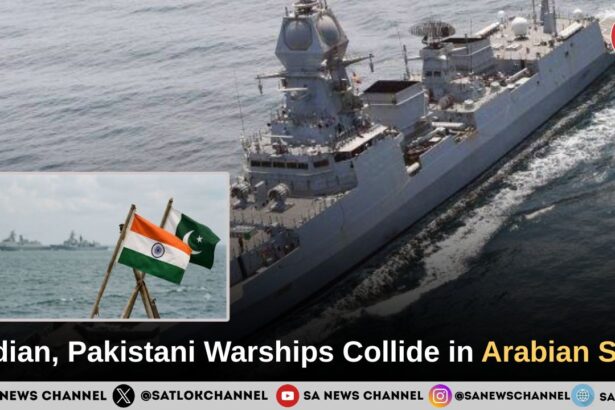 Indian and Pakistani Warships Collide in North Arabian Sea