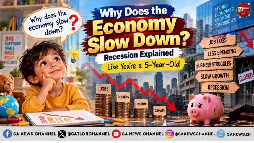 Why Does the Economy Slow Down Recession Explained Like You’re a 5-Year-Old