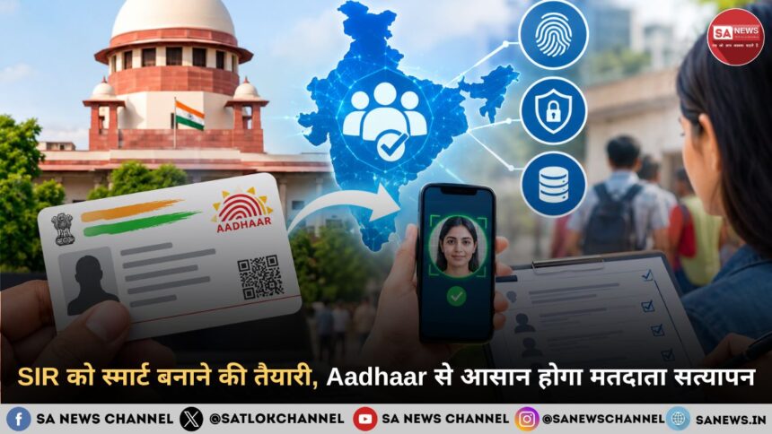SIR को स्मार्ट बनाने की तैयारी, Aadhaar से आसान होगा मतदाता सत्यापन