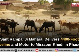Sant Rampal Ji Maharaj Gives Pipeline and Motor to Mirzapur Khedi Phase 2