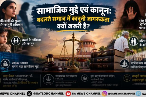 सामाजिक मुद्दे एवं कानून बदलते समाज में कानूनी जागरूकता क्यों जरूरी है