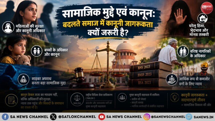 सामाजिक मुद्दे एवं कानून बदलते समाज में कानूनी जागरूकता क्यों जरूरी है