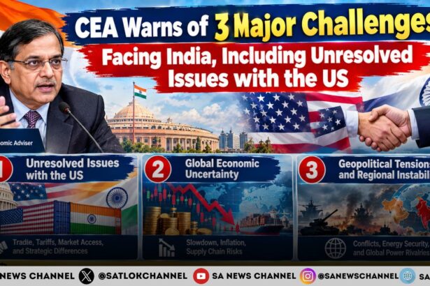 CEA Warns of 3 Major Challenges Facing India Including Unresolved Issues with the US