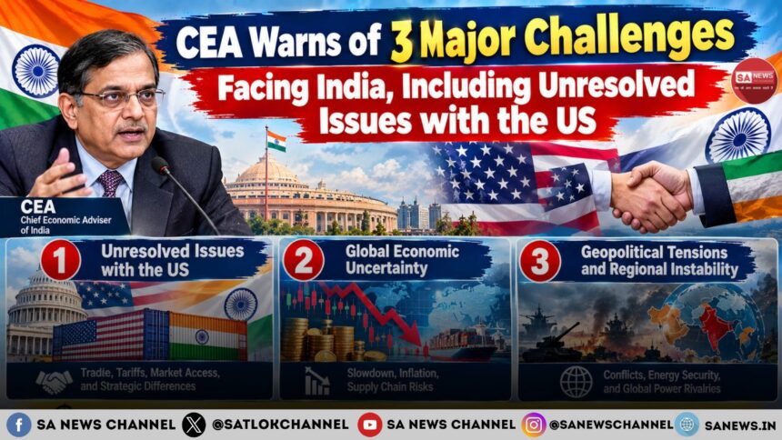 CEA Warns of 3 Major Challenges Facing India Including Unresolved Issues with the US