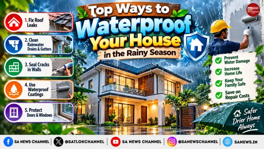 Top Ways to Waterproof Your House in the Rainy Season