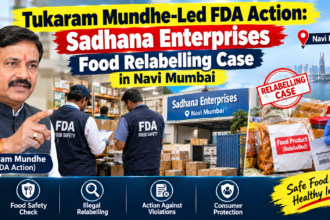 Tukaram Mundhe-Led FDA Action Sadhana Enterprises Food Relabelling Case in Navi Mumbai