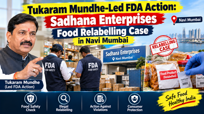 Tukaram Mundhe-Led FDA Action Sadhana Enterprises Food Relabelling Case in Navi Mumbai
