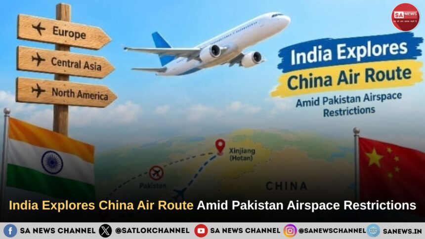 India Explores China Air Route