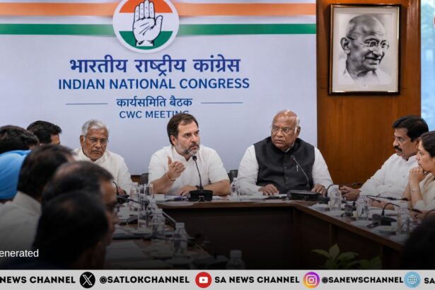 ज्ञानेश कुमार विवाद CWC में राहुल गांधी की 5 बड़ी बातें