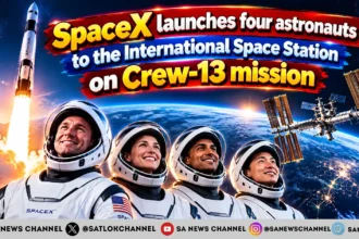 SpaceX launches four astronauts to the International Space Station on Crew-13 mission