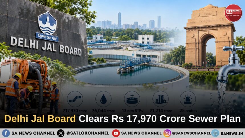 Delhi Jal Board Approves Rs 17,969.93 Crore Sewer Overhaul Plan