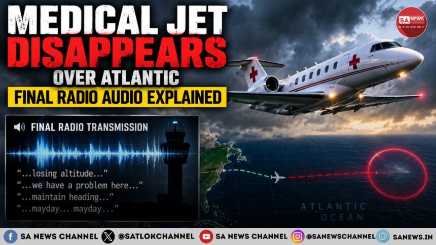Medical Jet Disappears Over Atlantic Coming In Blind Audio Revealed