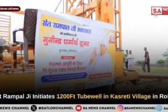 Sant Rampal Ji Maharaj Initiates 1200Ft Tubewell in Kasreti Village in Rohtak