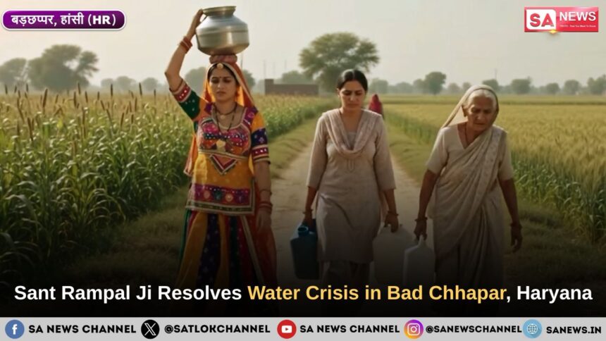 Sant Rampal Ji Resolves Water Crisis in Bad Chhapar, Haryana