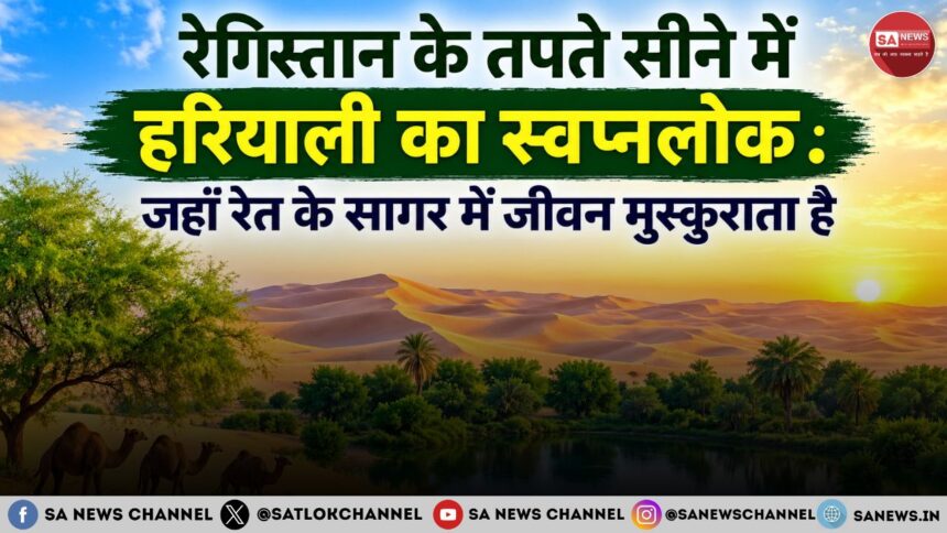 रेगिस्तान के तपते सीने में मरुद्यान