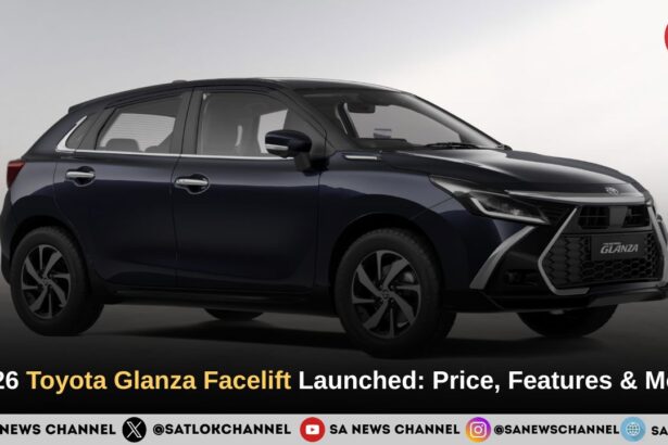 2026 Toyota Glanza Facelift Launched: Full Features, Safety, Specs & Price Breakdown