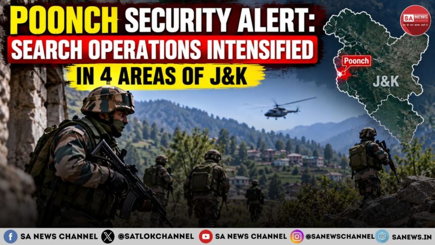 Poonch Security Alert: Search Operations Intensified in 4 Areas of J&K