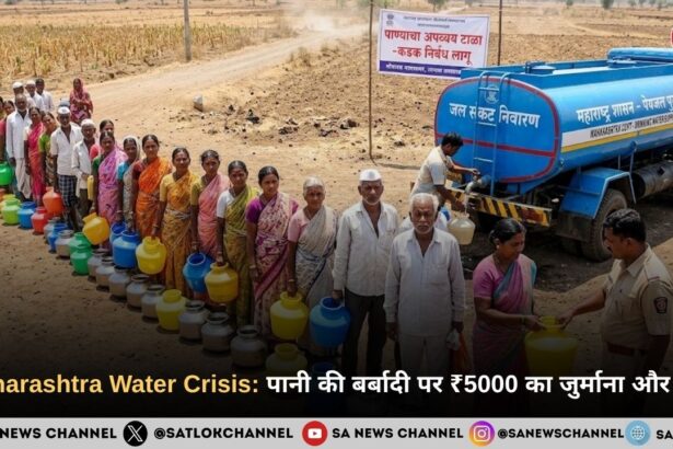 Maharashtra Water Crisis पानी की बर्बादी पर ₹5000 का जुर्माना और FIR