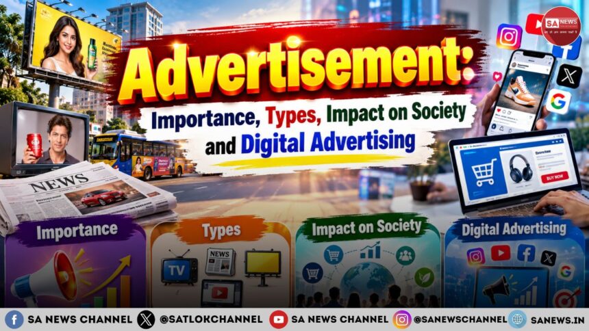 Advertisement: Importance, Types, Impact on Society and Digital Advertising