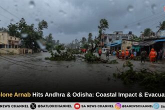 Cyclone Arnab Batters Andhra & Odisha Coast