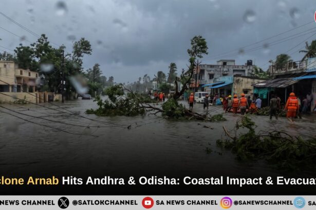 Cyclone Arnab Batters Andhra & Odisha Coast