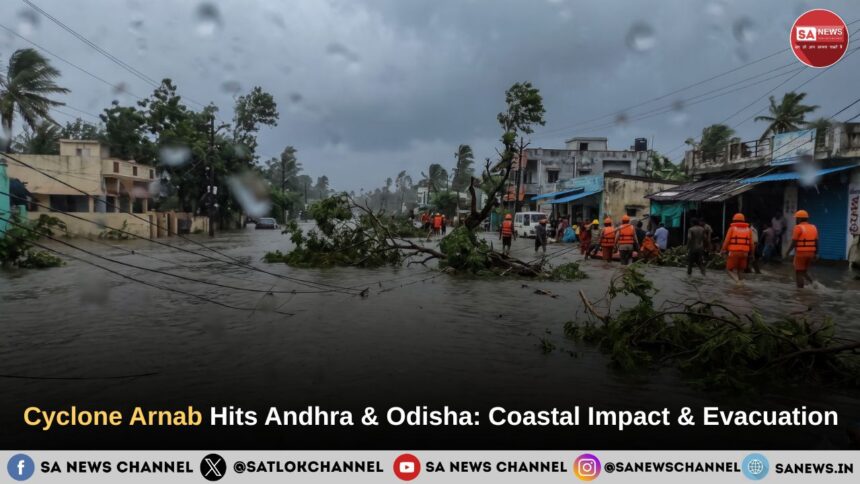 Cyclone Arnab Batters Andhra & Odisha Coast